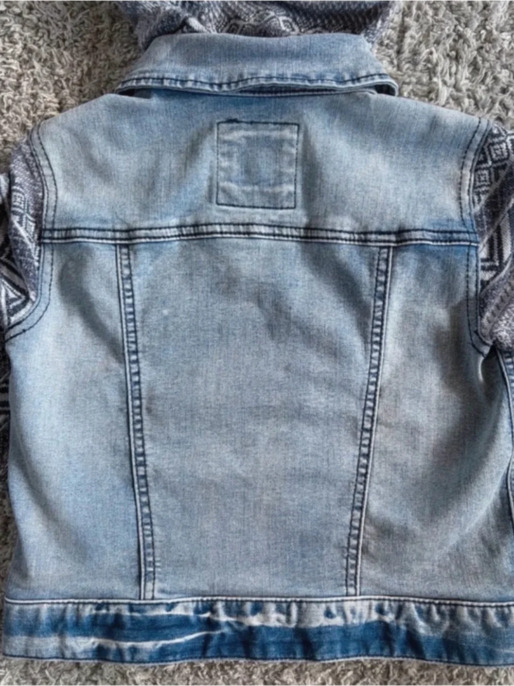Mudd Girls• Denim Boho Jacket | Size 10